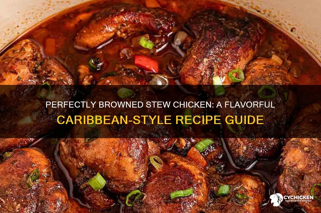 how to make stew chicken with browning sauce