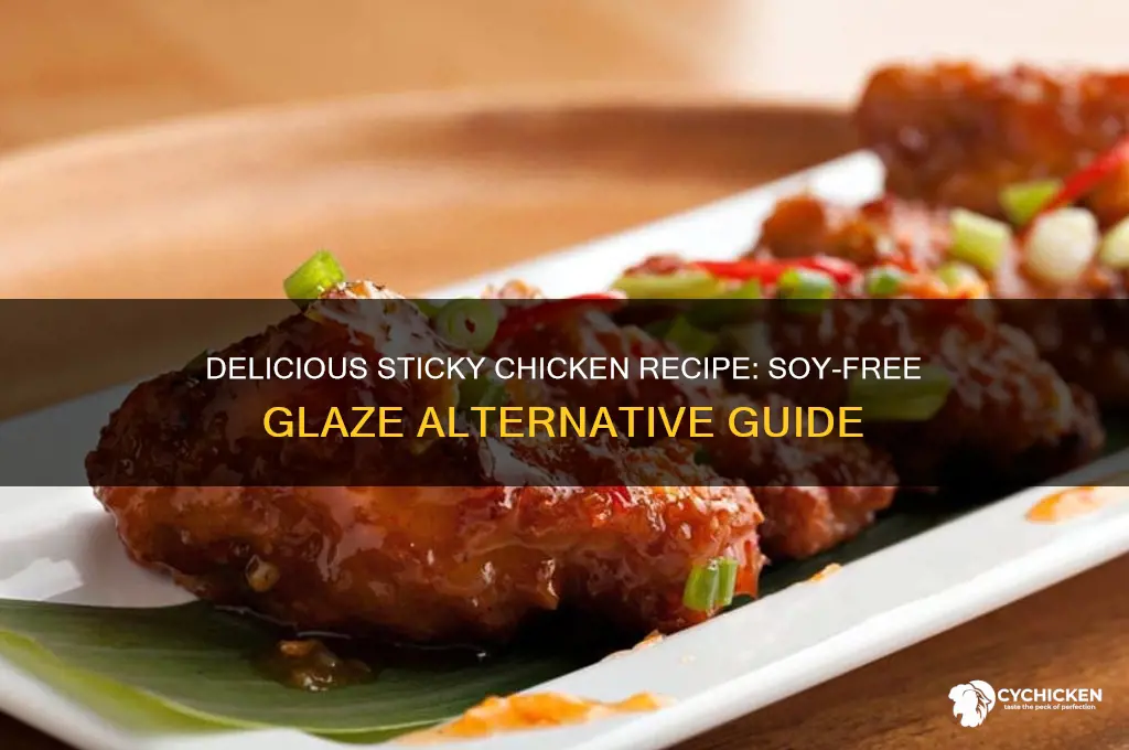 how to make sticky chicken without soy sauce