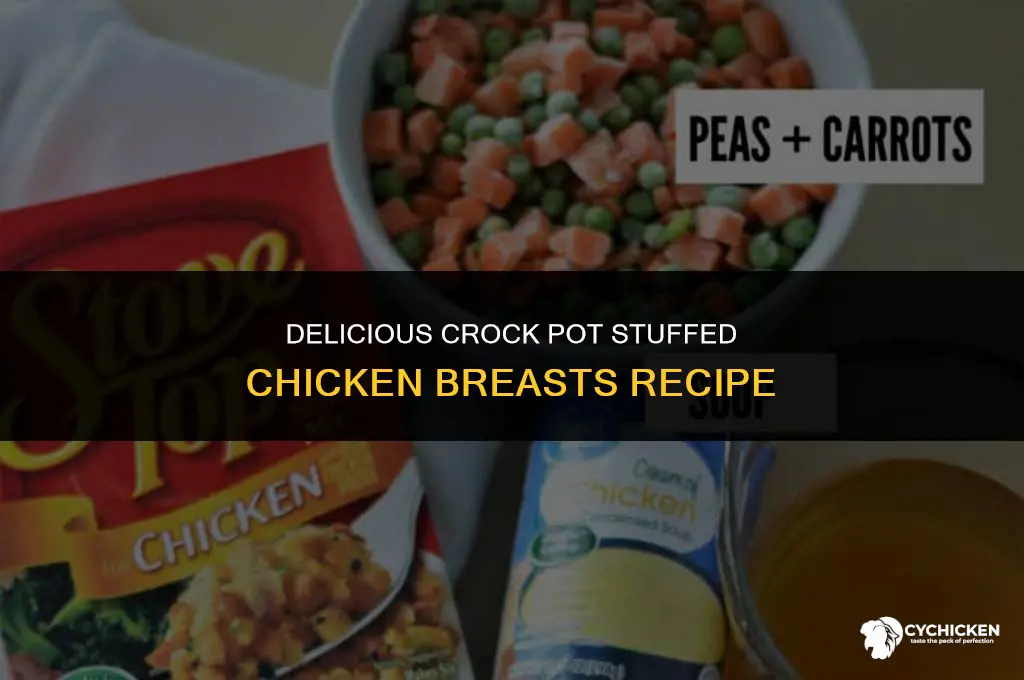 how to make stuffed chicken breasts in a crock pot