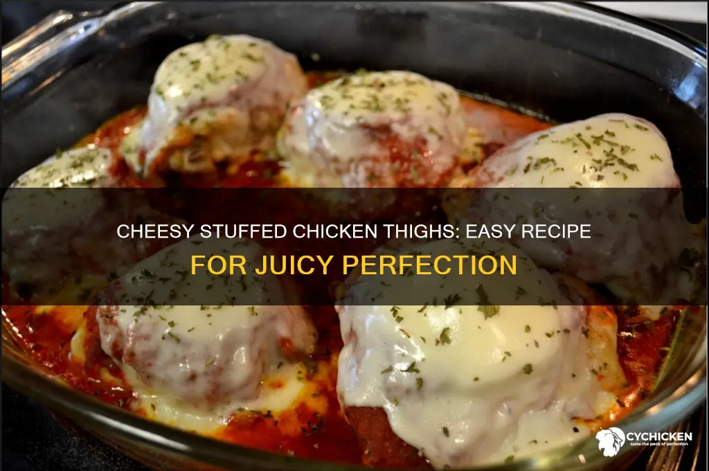 how to make stuffed chicken thighs with cheese
