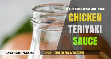 Crafting Subway's Sweet Onion Chicken Teriyaki Sauce at Home: Easy Recipe