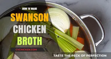 Crafting Comfort: A Simple Guide to Homemade Swanson-Style Chicken Broth