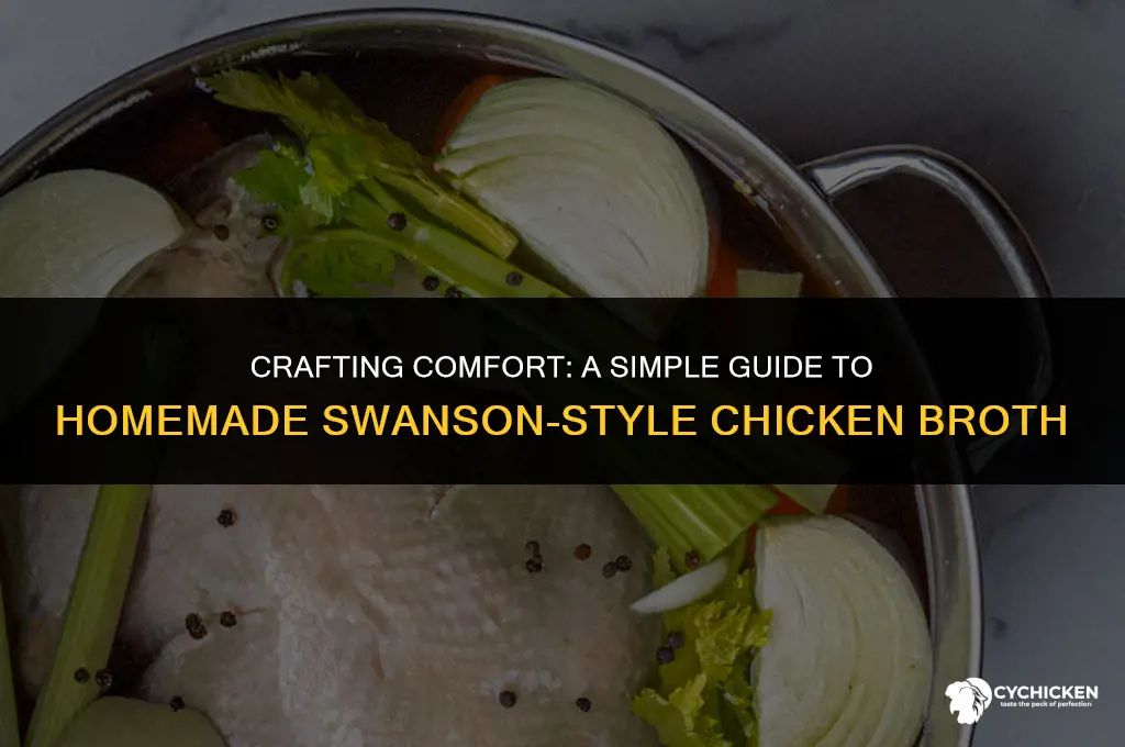 how to make swanson chicken broth