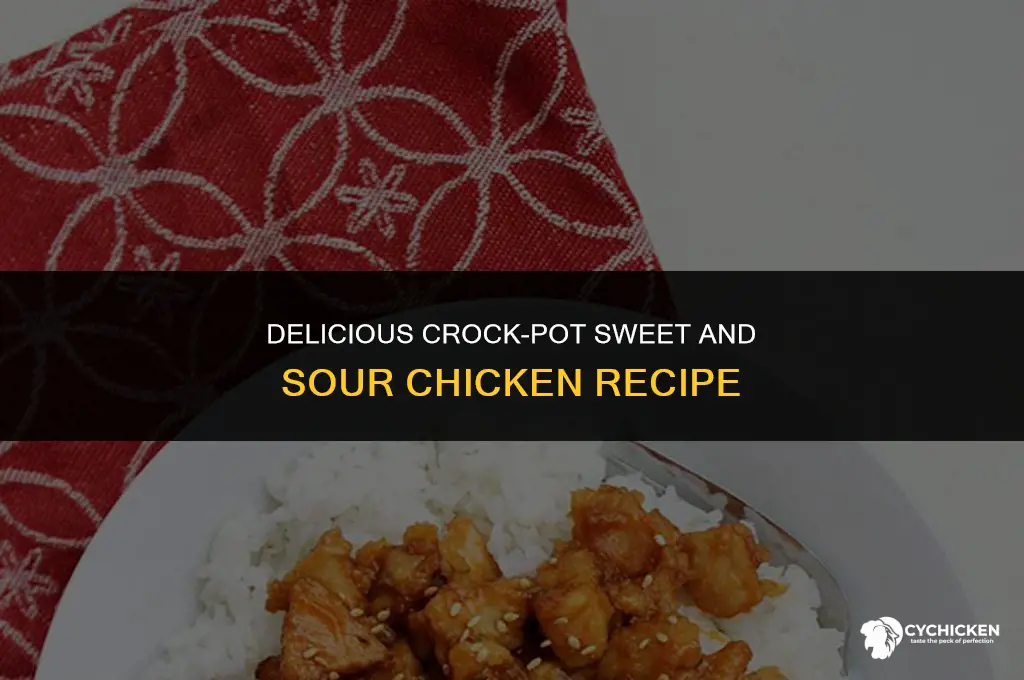 how to make sweet and sour chicken in crock-pot