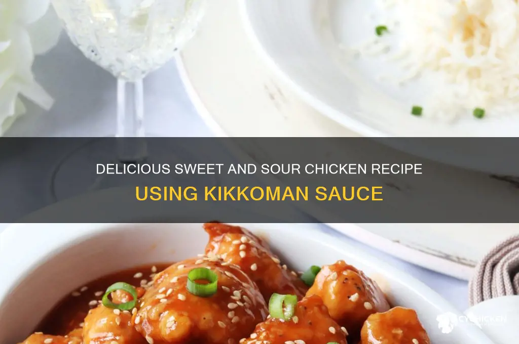 how to make sweet and sour chicken with kikkoman sauce