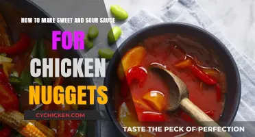 Perfect Sweet and Sour Sauce Recipe for Crispy Chicken Nuggets