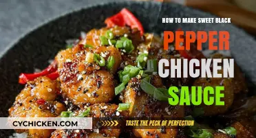 Delicious Sweet Black Pepper Chicken Sauce Recipe: Easy Homemade Guide