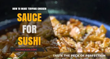 Easy Homemade Teriyaki Chicken Sauce Recipe for Sushi Rolls