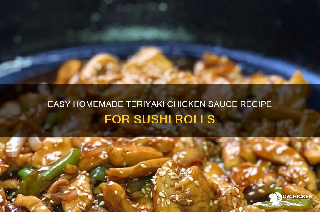 how to make teriyaki chicken sauce for sushi