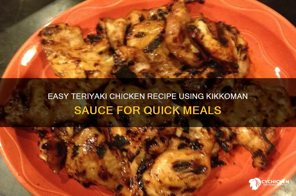 how to make teriyaki chicken with kikkoman teriyaki sauce