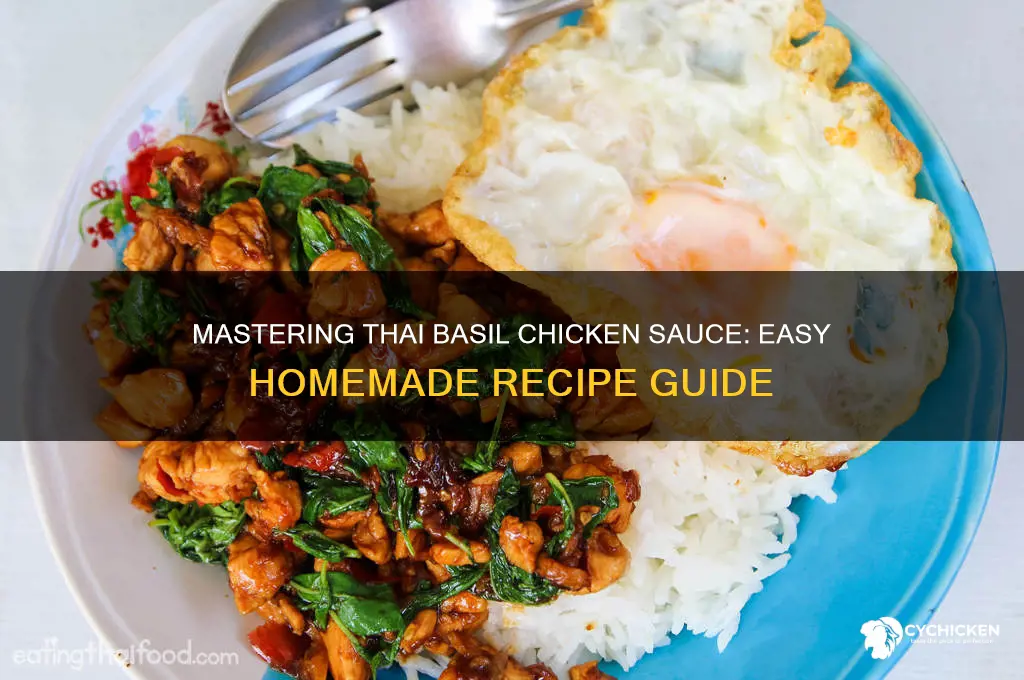 how to make thai basil chicken sauce