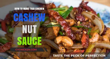 Easy Thai Chicken Cashew Nut Sauce Recipe: A Flavorful Stir-Fry Delight