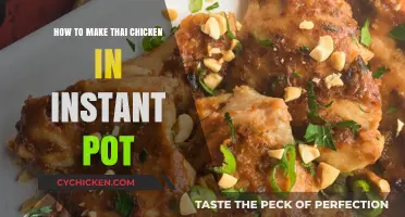Instant Pot Thai Chicken: A Flavorful and Quick Recipe
