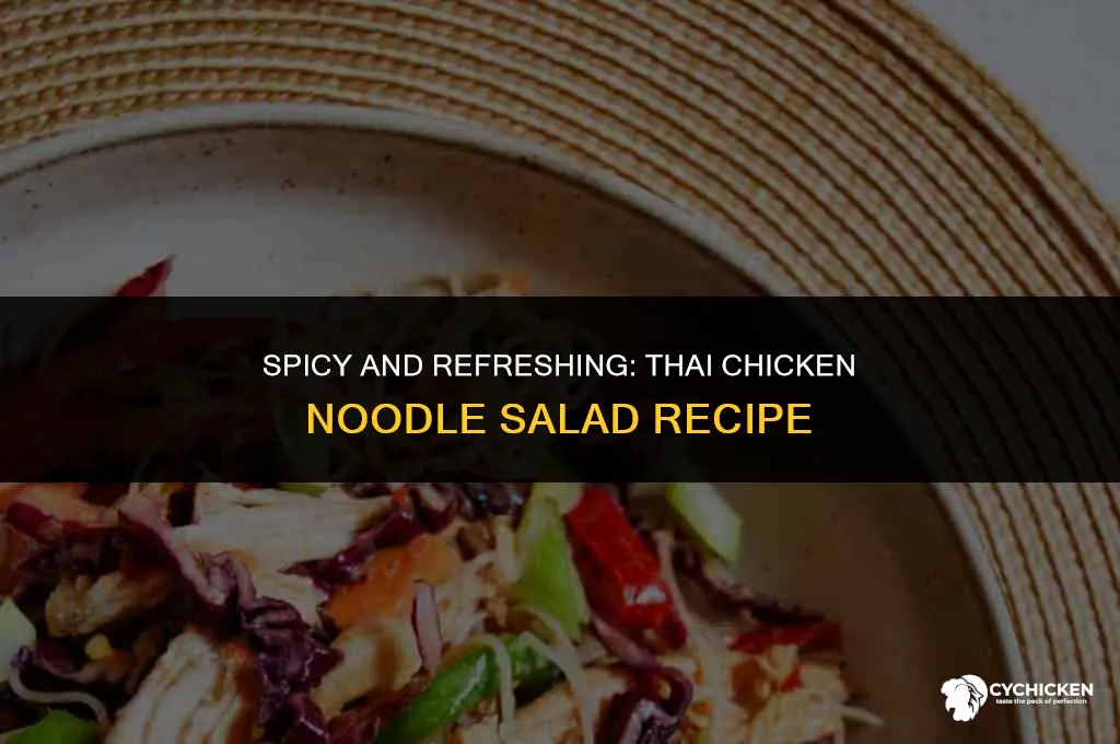 how to make thai chicken noodle salad