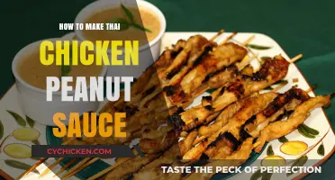 Easy Thai Chicken Peanut Sauce Recipe: Creamy, Spicy, and Flavorful