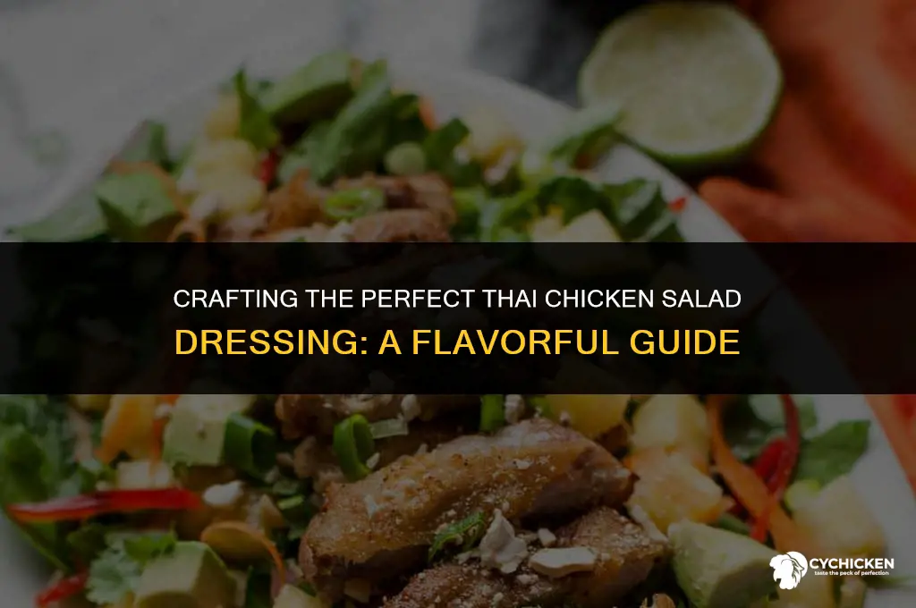 how to make thai chicken salad dressing