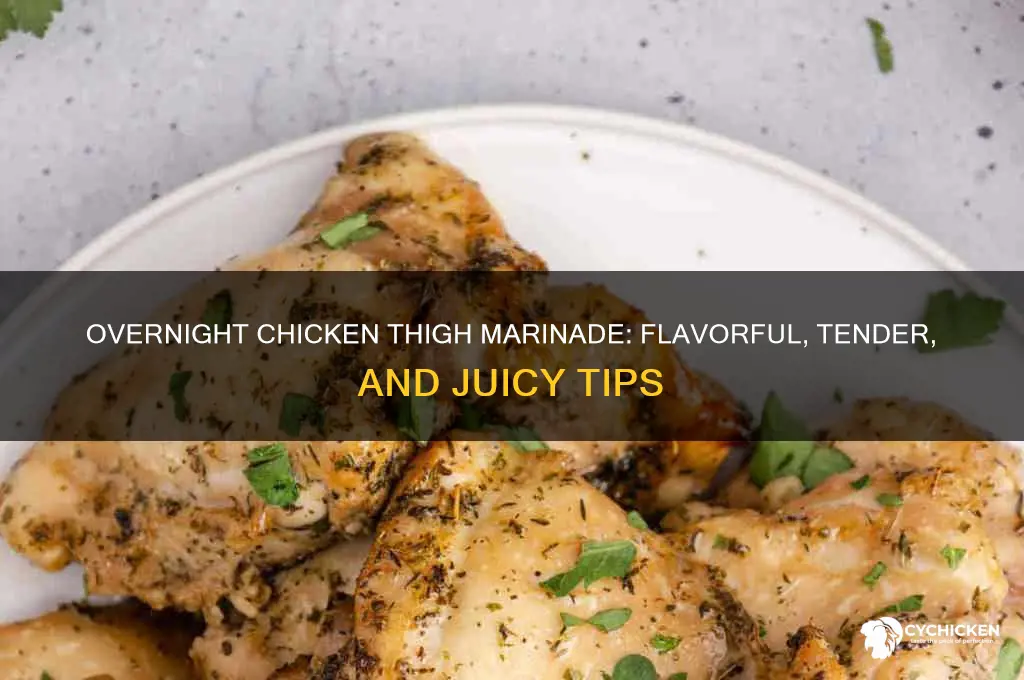how to make the chicken thigh meat flavored over overnight