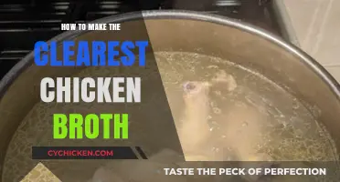 Simmering to Perfection: The Art of Crystal-Clear Chicken Broth