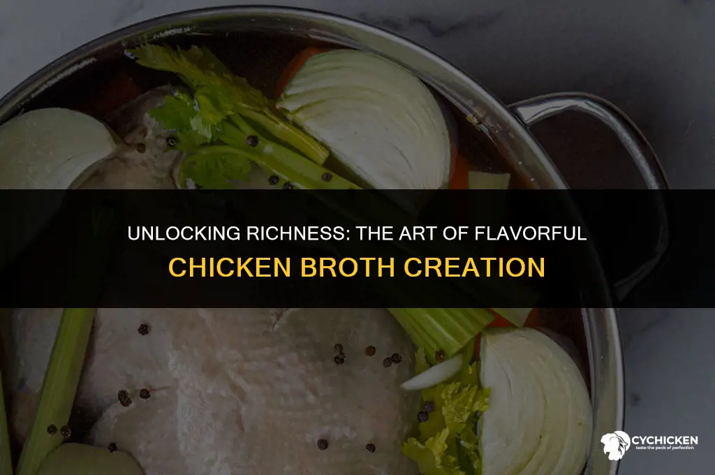 how to make the most flavorful chicken broth
