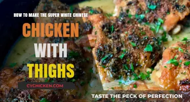 Perfectly Crispy Super White Chinese Chicken Thighs Recipe Guide