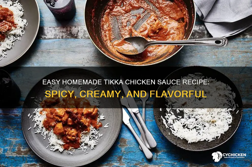 how to make tikka chicken sauce