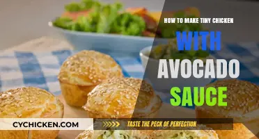 Tiny Chicken Bites with Creamy Avocado Sauce: Easy Recipe Guide