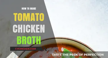 Simmering Comfort: Homemade Tomato Chicken Broth Recipe