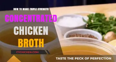 Crafting Rich, Triple-Strength Chicken Broth: A Flavorful Guide