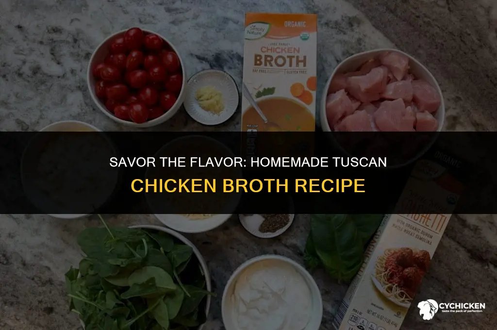 how to make tuscan chicken broth