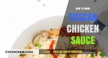 Easy Tuscan Chicken Sauce Recipe: Creamy, Flavorful, and Perfect for Dinner