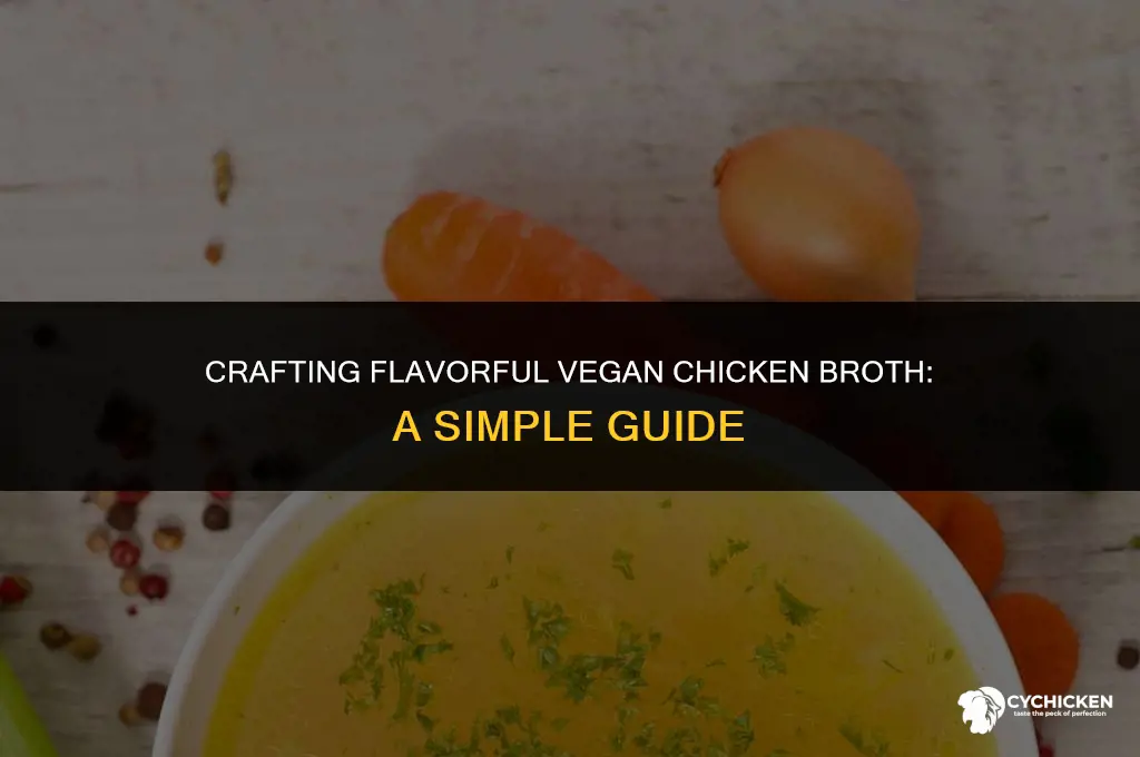 how to make vegan chicken broth