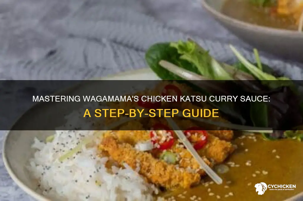 how to make wagamama chicken katsu curry sauce
