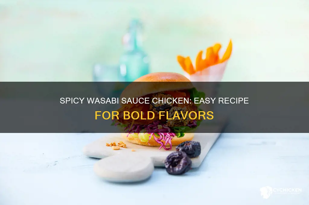 how to make wasabi sauce chicken