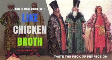 Elevate Your Water: A Simple Guide to Chicken Broth Infusion