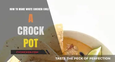 Simmering Simplicity: Crock Pot White Chicken Chili Delight