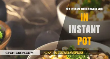 Instant Pot White Chicken Chili: A Quick and Easy Recipe