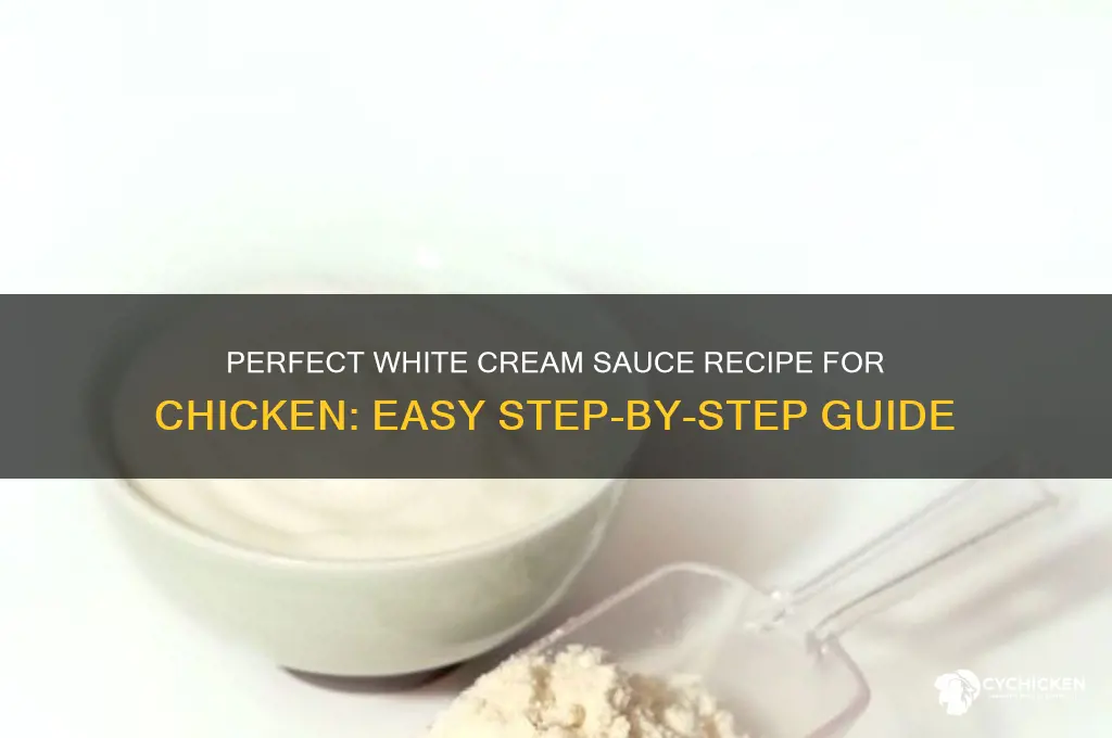 how to make white cream sauce for chicken