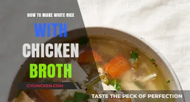 Elevate Your Rice Game: How to Make White Rice with Chicken Broth