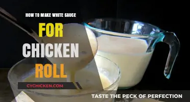 Creamy White Sauce Recipe: Perfect Chicken Roll Companion