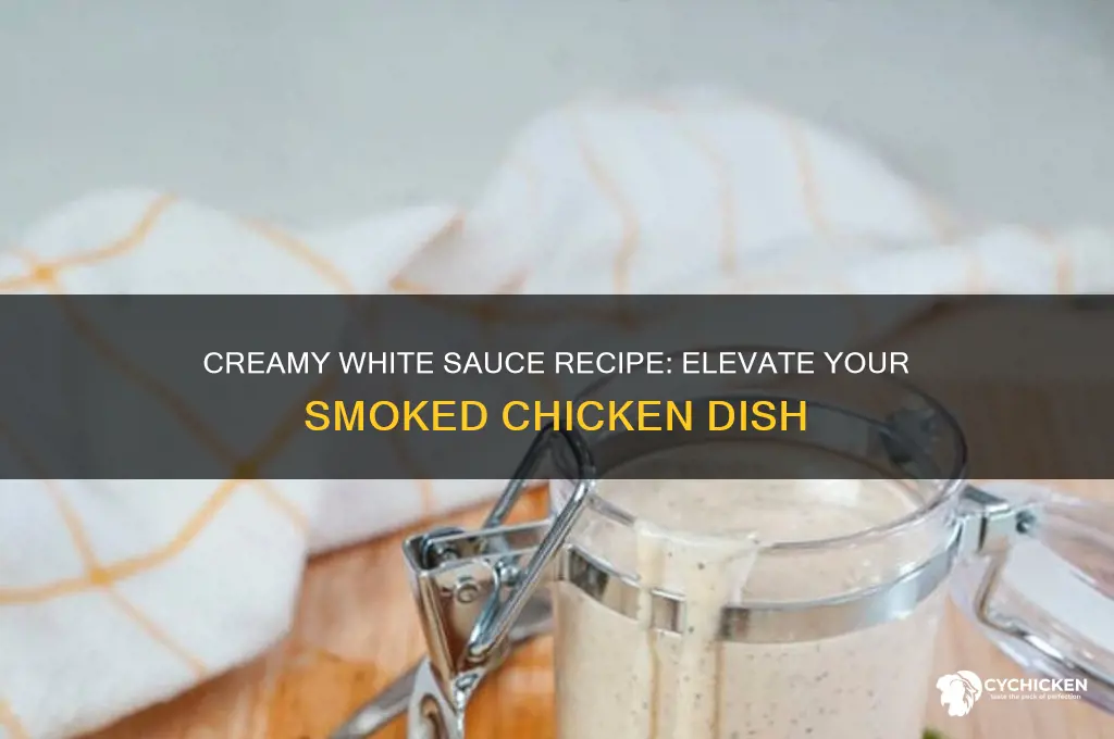 how to make white sauce for smoked chicken