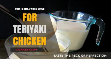 Creamy White Sauce Recipe: Perfect Pairing for Teriyaki Chicken