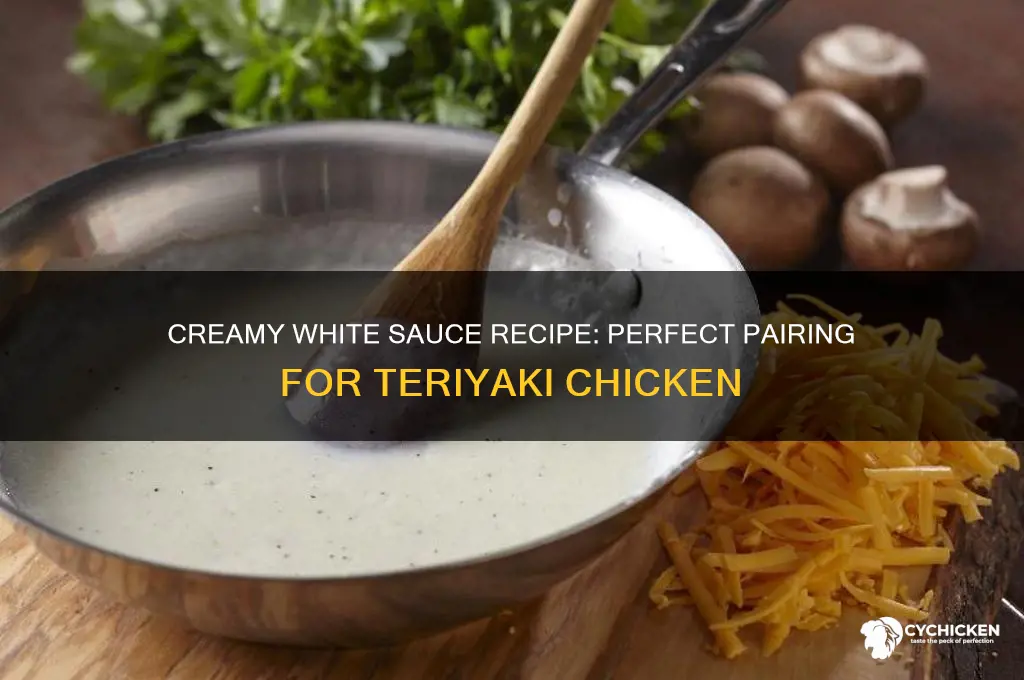 how to make white sauce for teriyaki chicken