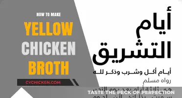 Simmering Sunshine: A Guide to Making Vibrant Yellow Chicken Broth