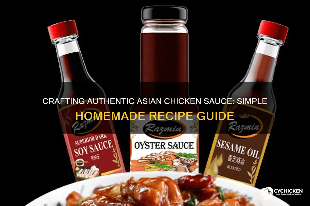 how to make your own asian chicken sauce