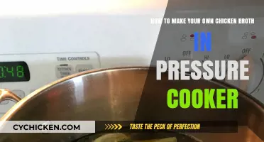Homemade Chicken Broth: A Pressure Cooker's Quick Guide