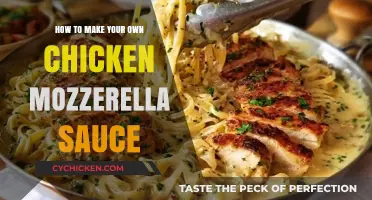 Easy Homemade Chicken Mozzarella Sauce Recipe: Creamy, Cheesy, and Delicious