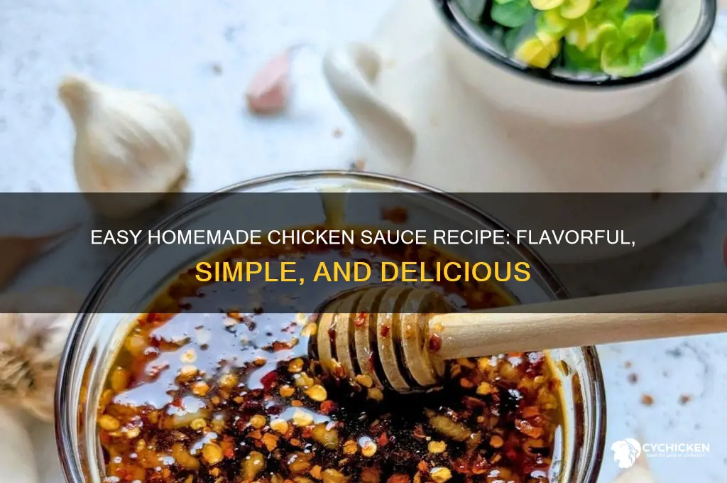 how to make your own chicken sauce