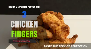 Creative Chicken Fingers: A Tasty Treat for Two