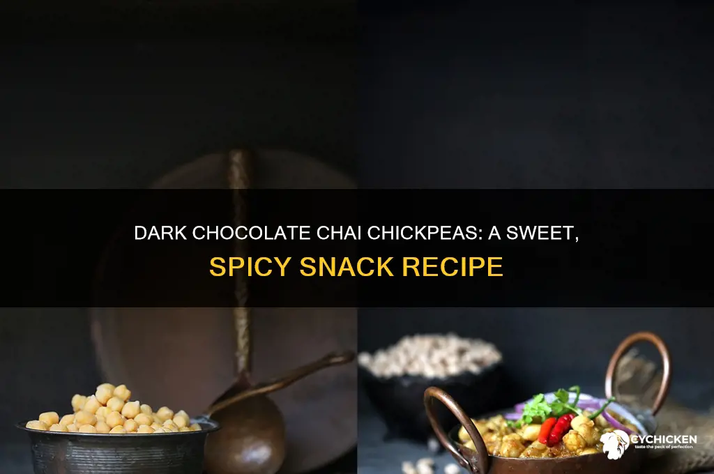 how to makedark choc chai chick peas