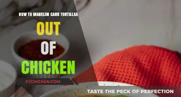 Crafting Low-Carb Chicken Tortillas: A Healthy Twist on a Classic